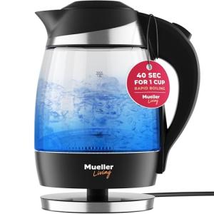 Mueller Electric Kettle with LED Light, 1.8L