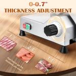 Electric Deli Meat and Cheese Slicer Machine