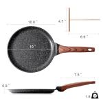 Kordisen 10 Inch Nonstick Crepe and Dosa Pan