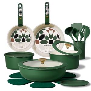 CAROTE 21-Piece Non-Stick Ceramic Cookware Set