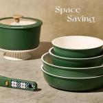 CAROTE 21-Piece Non-Stick Ceramic Cookware Set