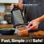 Lantana Stainless Steel Cheese Grater with Container