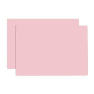YACEYACE Pink Silicone Placemats - 2 Pack
