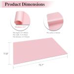 YACEYACE Pink Silicone Placemats - 2 Pack
