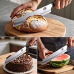 SHAN ZU 8 Inch Japanese High Carbon Bread Knife