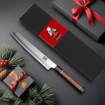 SHAN ZU 8 Inch Japanese High Carbon Bread Knife