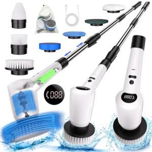 Kolagan Cordless Electric Spin Scrubber with Extensions