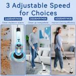 Kolagan Cordless Electric Spin Scrubber with Extensions
