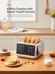 Yabano 4-Slice Toaster with Touch Control & Settings