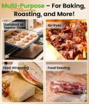 200 Unbleached Parchment Paper Sheets for Baking