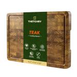 Teak Wood Cutting Board with Juice Groove