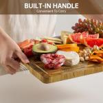 Teak Wood Cutting Board with Juice Groove