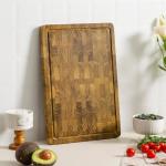 Teak Wood Cutting Board with Juice Groove