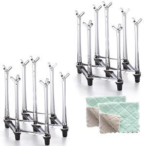 Marbrasse Retractable Cup Drying Rack and Drainer