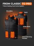 ORORO Men’s Heated Vest with USB-C Battery