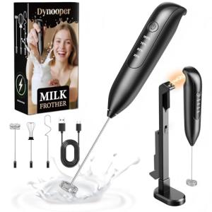 Dynooper Rechargeable Handheld Milk Frother - 3 Speeds