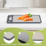 Double-Sided Stainless Steel Cutting Board, 16"x11