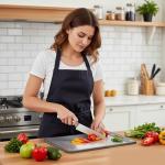 Double-Sided Stainless Steel Cutting Board, 16"x11