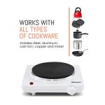 Elite Gourmet Single Cast Iron Electric Hot Plate