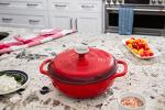 Lodge 3 Quart Enameled Cast Iron Dutch Oven