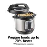 Hamilton Beach 12-in-1 Electric Pressure Cooker, 8 Quart