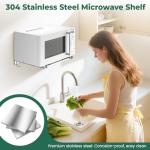 Stainless Steel Microwave Oven Wall Mount Bracket