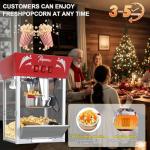 12 Ounce Commercial Popcorn Maker Machine