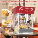 12 Ounce Commercial Popcorn Maker Machine
