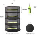 Bysameyee Collapsible Herb Drying Rack with Accessories