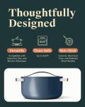 Caraway 6.5 qt Nonstick Ceramic Dutch Oven Navy