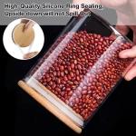 Airtight Glass Storage Jars with Bamboo Lids