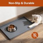 Extra Thick Waterproof Silicone Pet Food Mat