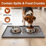 Extra Thick Waterproof Silicone Pet Food Mat