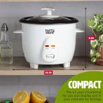 Mini Rice Cooker with Nonstick Bowl and Keep Warm