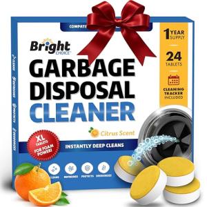Citrus Garbage Disposal Cleaner Tablets - 24 Pack