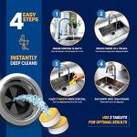 Citrus Garbage Disposal Cleaner Tablets - 24 Pack