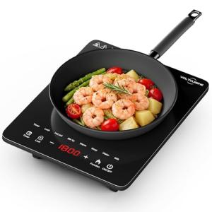 Portable 1800W Induction Cooktop with Touch Control