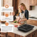 Portable 1800W Induction Cooktop with Touch Control