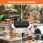 Portable 1800W Induction Cooktop with Touch Control