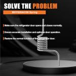 Upgrade (2 Pcs) MHY62044106 Refrigerator Door Spring Replace MHY62044104 MHY62044103 Flapper Door Spring Compatible With LG Kenmore Electronics Refrigerator LFX25976ST LFX28978ST LFX28968SB LFX28968ST