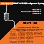Upgrade (2 Pcs) MHY62044106 Refrigerator Door Spring Replace MHY62044104 MHY62044103 Flapper Door Spring Compatible With LG Kenmore Electronics Refrigerator LFX25976ST LFX28978ST LFX28968SB LFX28968ST