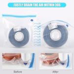 AMOLEN 3D Printer Filament 66PCS Storage Bags Vacuum Kit, Filament Bags Storage Spool Sealing 30 Bags with Two Sizes, Dust Proof Humidity Resistant for Keeping Filament Dry