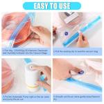 AMOLEN 3D Printer Filament 66PCS Storage Bags Vacuum Kit, Filament Bags Storage Spool Sealing 30 Bags with Two Sizes, Dust Proof Humidity Resistant for Keeping Filament Dry