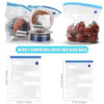 AMOLEN 3D Printer Filament 66PCS Storage Bags Vacuum Kit, Filament Bags Storage Spool Sealing 30 Bags with Two Sizes, Dust Proof Humidity Resistant for Keeping Filament Dry