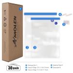 AMOLEN 3D Printer Filament 66PCS Storage Bags Vacuum Kit, Filament Bags Storage Spool Sealing 30 Bags with Two Sizes, Dust Proof Humidity Resistant for Keeping Filament Dry