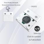 LEOALF Mini Humidity Meter Hygrometer 6 Pack Room Thermometer Indoor Digital Temperature and Humidity Monitor for Home House Office Garden and Cellar