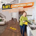 Steam Cleaner, Pressurized Handheld Steam Cleaner for Home, Multi-Surface Steamer for Cleaning with Safety Lock, Portable Cleaning Steamer for Kitchen, Bathroom, Car, Grout, Upholstery and Clothes