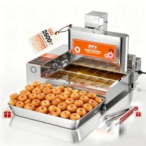 PYY Mini Donut Machine - 6 Row Automatic Maker