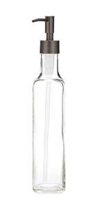 Bronze Rustic Glass Soap Dispenser with Pump