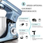 MURENKING 6-Qt Professional Stand Mixer with Timer